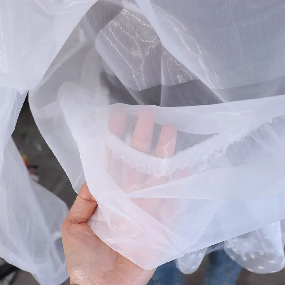 Breathable Beekeeping Suit Mesh Smock Half Body Bee Keeper Jacket Hooded Veil Wear-resistant Protective Equipment Unisex