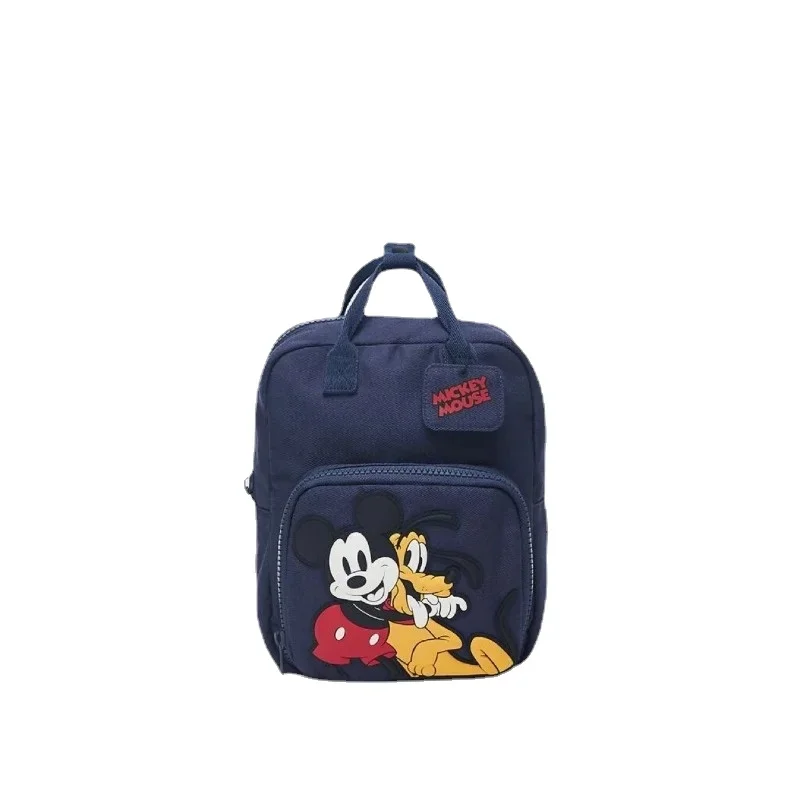 Mochila de dibujos animados de Mickey de Disney, mochila escolar a la moda para bebés, niños y niñas, bolso para niños, bolso de hombro doble para niños de 2 a 6 años