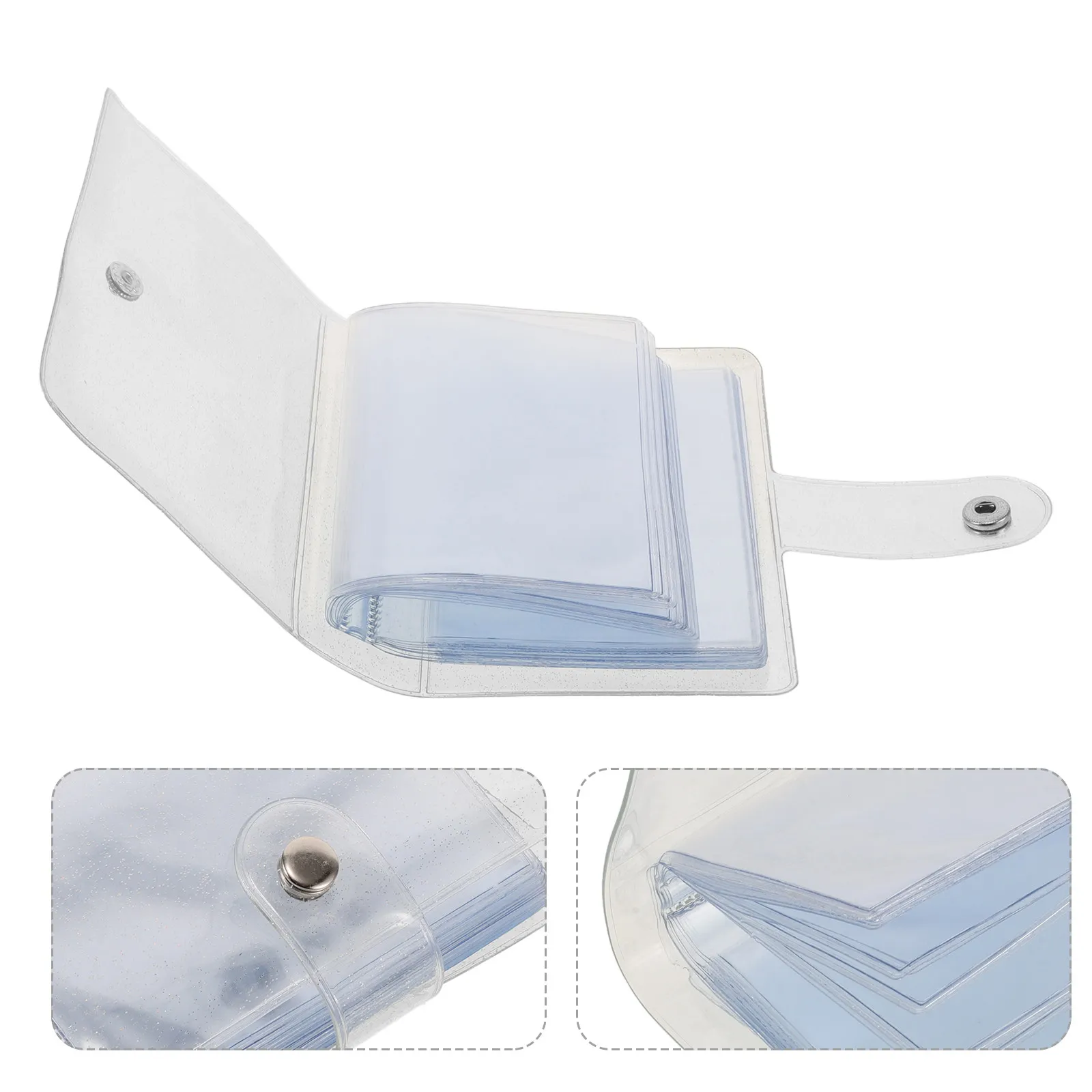 

Mini PVC Photo Album Card Holder Portable Travel Album Storage Book Photocard Binder Collecting Pictures Business Id Cards