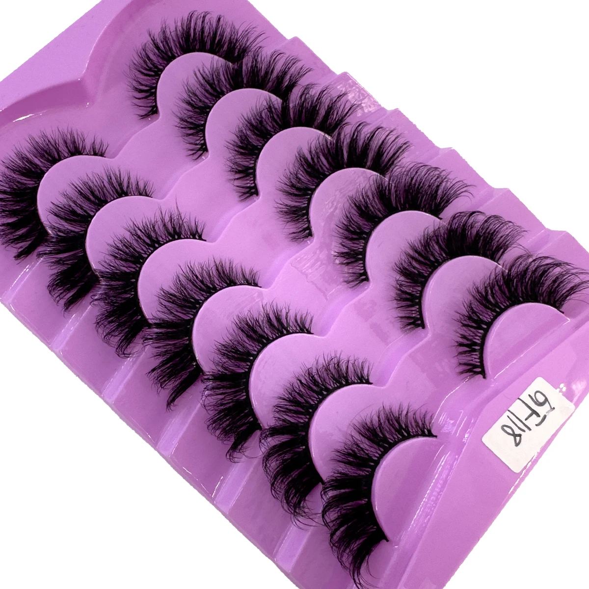 NOUVEAU 7 paires de cils manga cils 3D cils de vison aspect naturel cils de vison vaporeux moelleux oeil de chat cils Pack faux cils