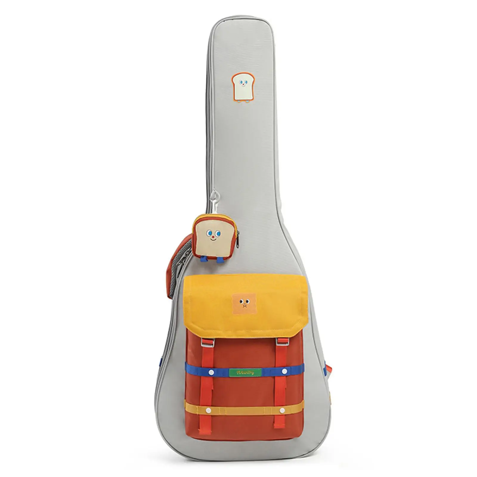 Acoustic Guitar Bag Adjustable Shoulder Strap Padded Waterproof Guitar Travel Case Guitar Backpack Gig Bag for Acoustic Guitar