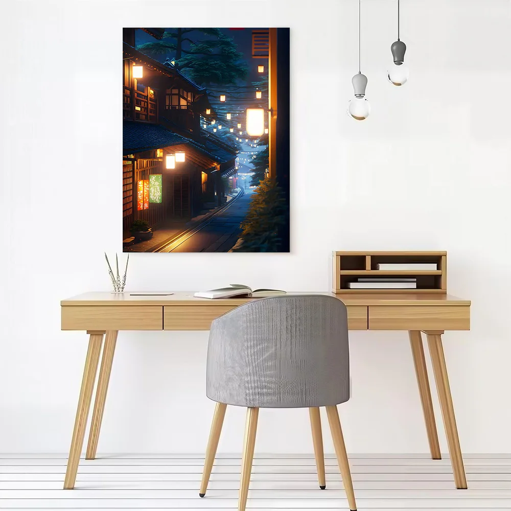 A Lonely Walk At Canvas Print Perfect Gift for Fans Lovers Personalized Wall Art Poster for Home and Decoration Wand Deko Room