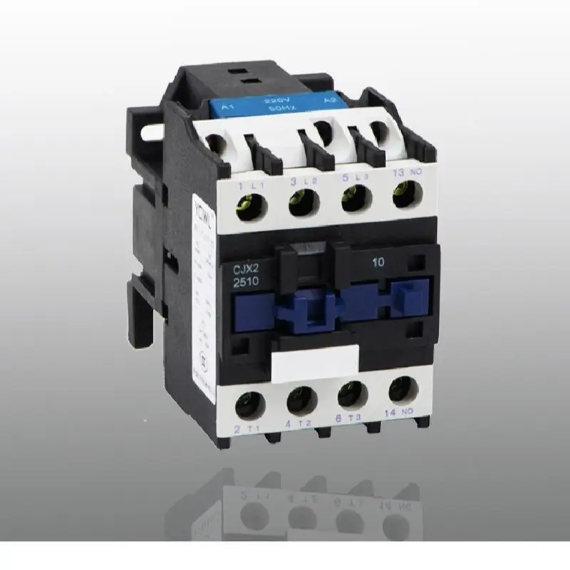 

LC1-D1210 Single Phase Contactor Electrical Supply Power 220V 12A 50Hz for AC Motor 690V insulate class