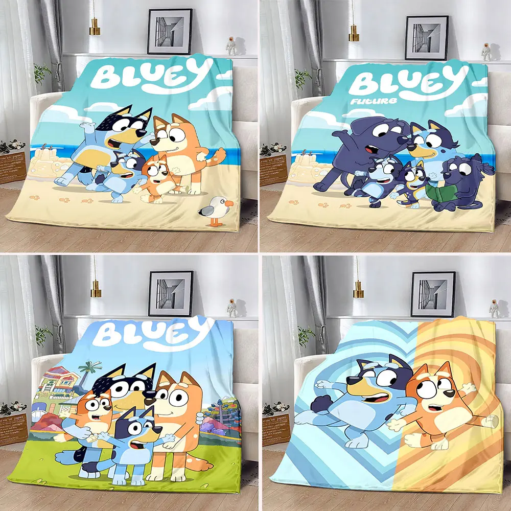 B-Blueys Bandit-Chilli Printed Blanket Picnic Blankets Warm Blanket Soft and Comfortable Blanket Home Travel Birthday Gift