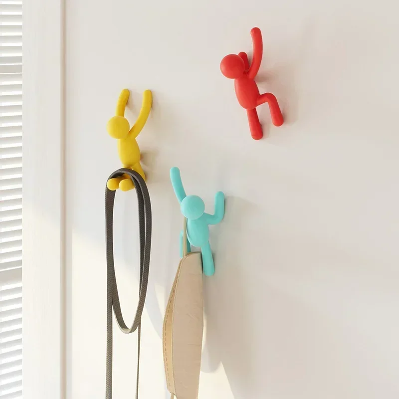 Solid Cartoon Doll Clothes Hook Durable Wall Decoration Coat Hook Decoration Large Capacity Firm and Stable Not Easy To Loosen