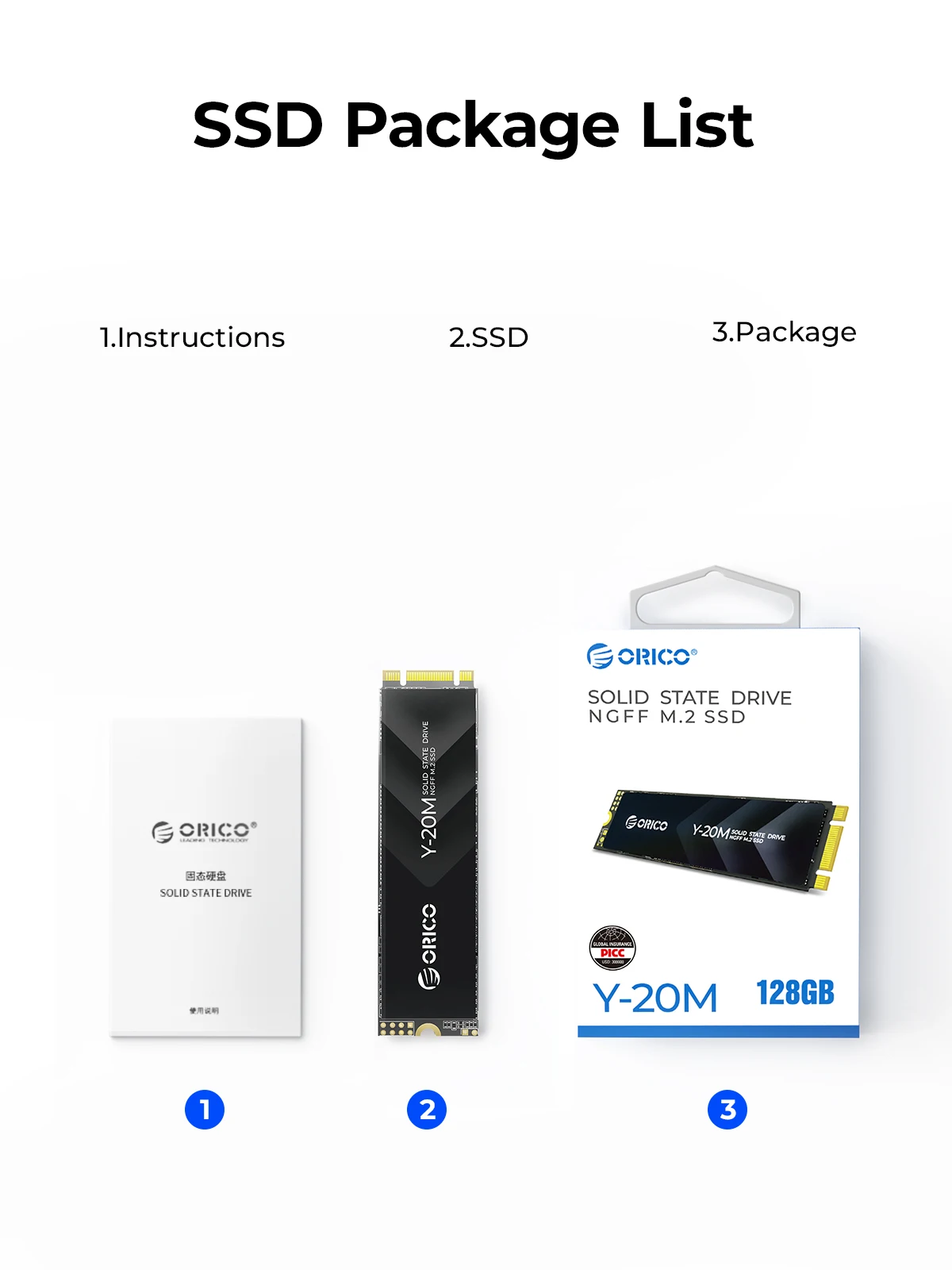 Orico y20m m.2 sata ssd 1tb 2tb 4tb m.2 ngff ssd 500 mb/s m.2 ngff 