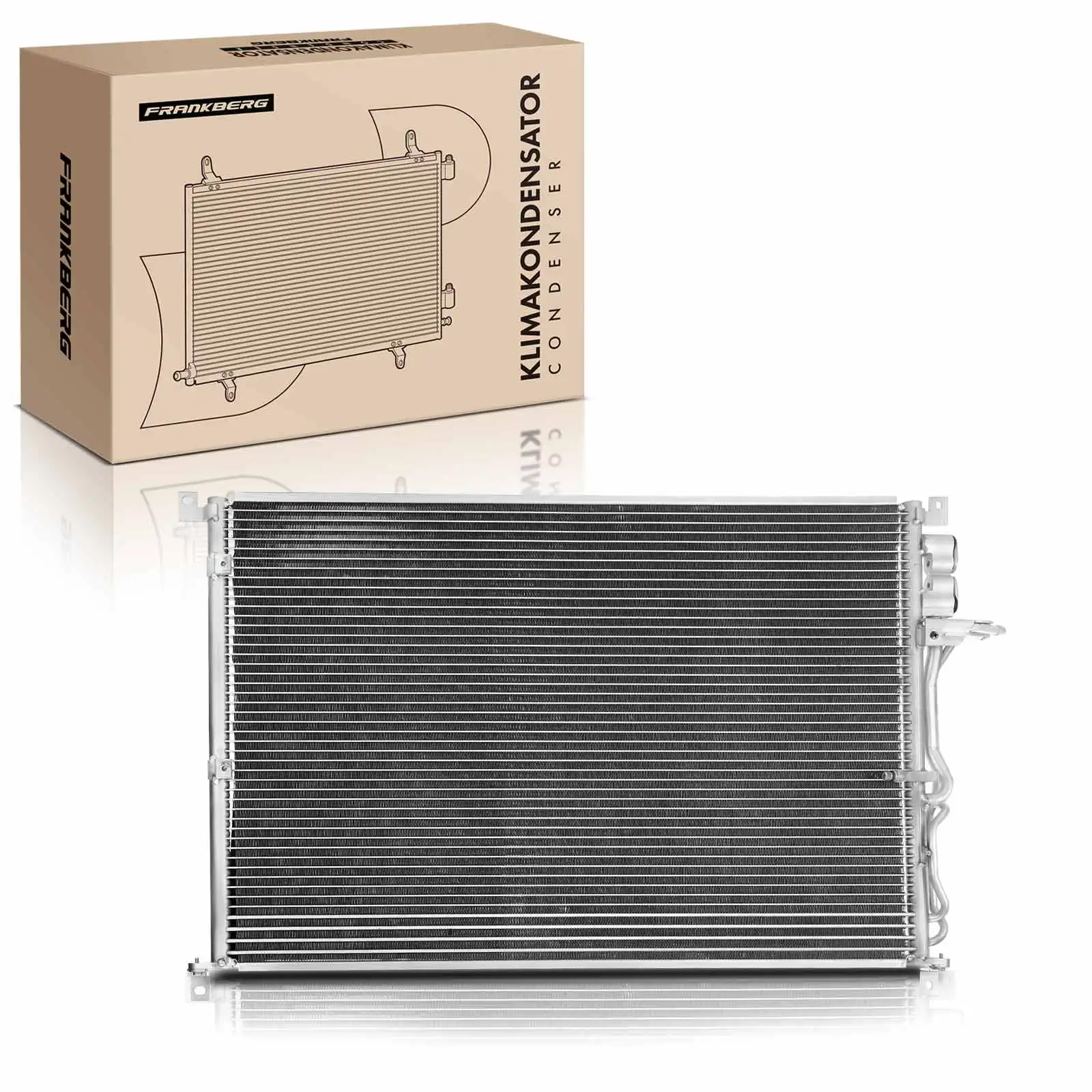 Frankberg 1x Kondensator Klimaanlage für Audi A8 4E2 4E8 3.2L 3.7L 4.2L 4E0260403N 940451 4E0260403Q 4E0260403L