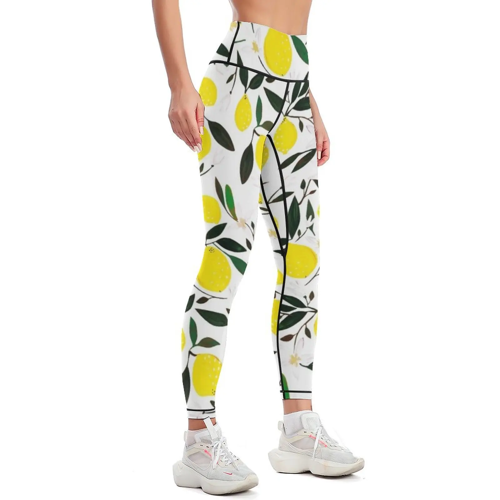 Lemons! Leggings sportswear woman gym 2024 sporty woman push up Women's sports pants Womens Leggings