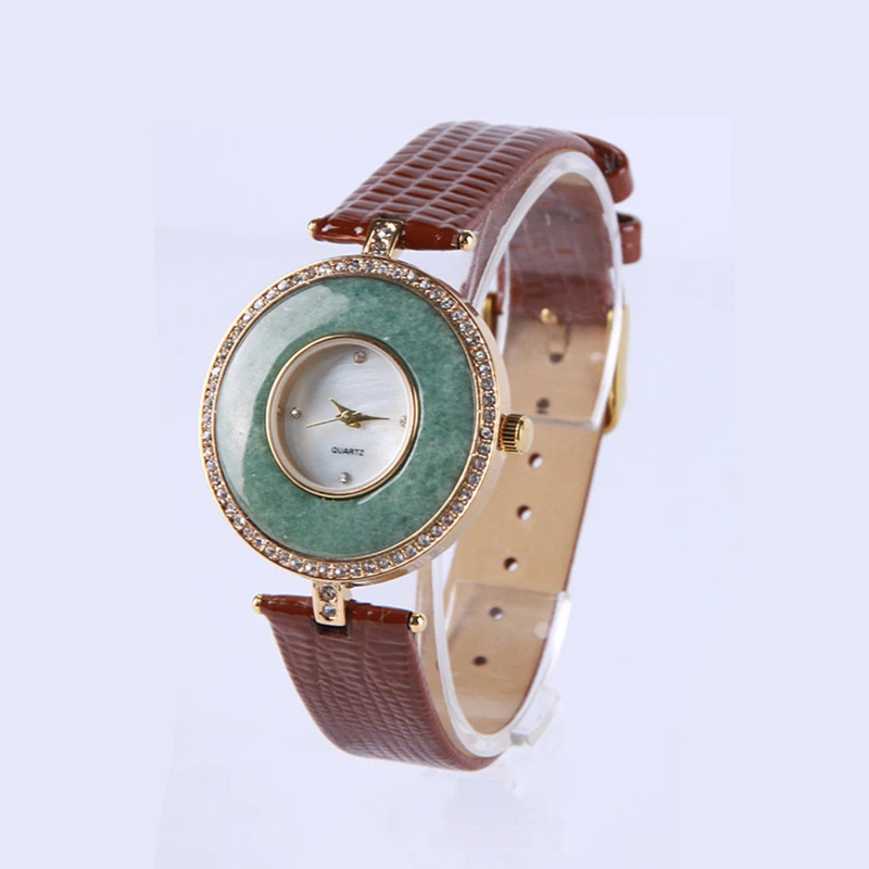 DUGARY Fashion quartz watch jade style Waterproof  for women classic brand Wristwatches crystal Japanese movement clock