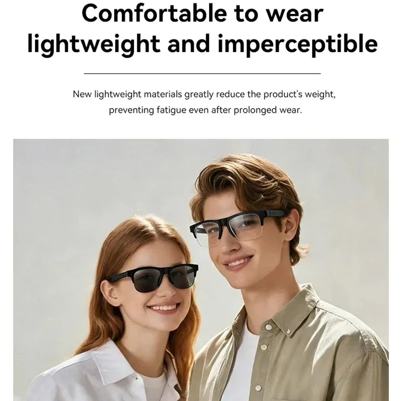 Smart Translation Glasses Real‑time AI Translation Hands‑free Call Music Playback Daily Outdoor Smart Audio Glasses - view 2
