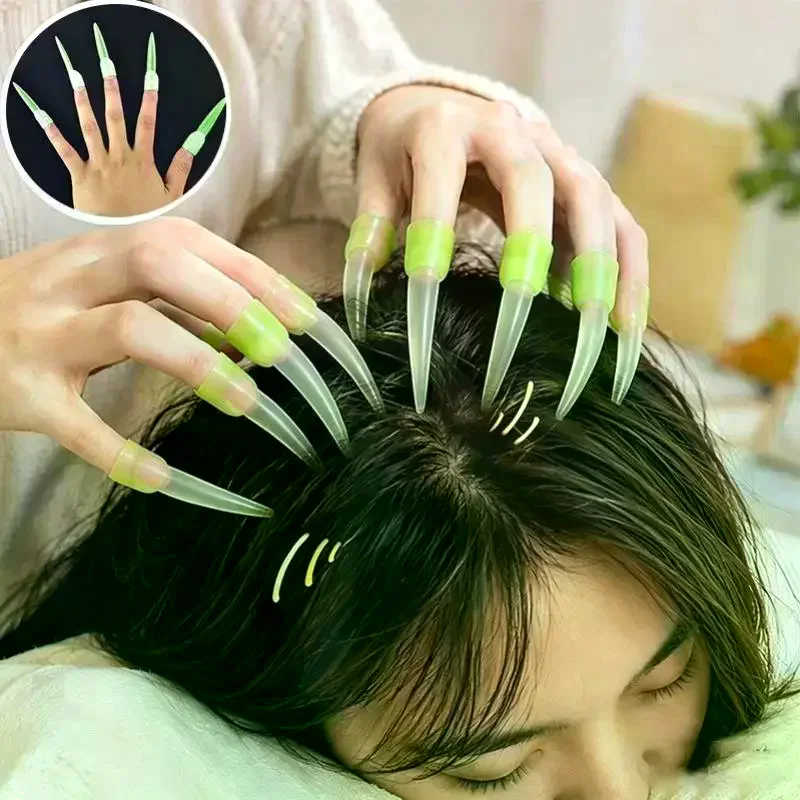 10Pcs 28 Fingers Octopus Head Massager Scratcher Scalp Relaxation Relieves Tension Random Health Care Body