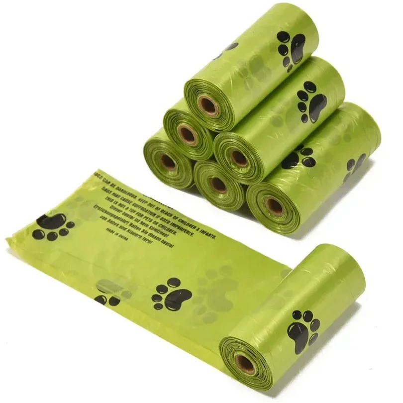 150 Stück/10 Rollen Hundekotbeutel, biologisch abbaubar, für Haustiere, Katzen, Müllbeutel, Hundestreu, Kot, Abfallbeutel, tragbar, Outdoor-Reinigung, Wandern, Geschenk