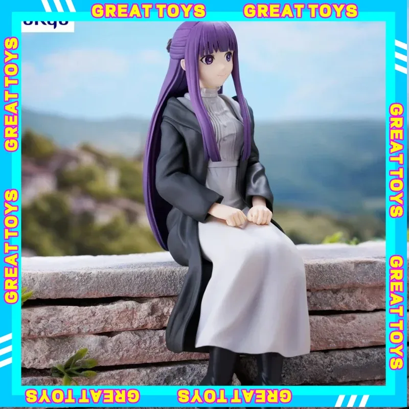 

Original Genuine FURYU Frieren: Beyond Journey's End 14cm Fern Frieren Noodle Stopper Figure PVC Model Anime Figures Toys