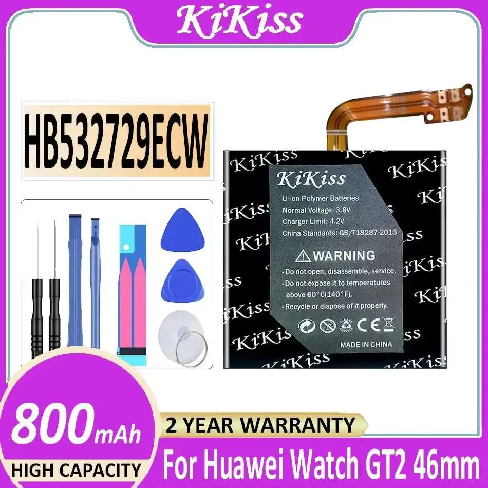 

Аккумулятор для часов Huawei GT2 46MM GT3 Jpt-B19 Jpt-B29 800 мАч надежный источник питания HB532729ECW высокая производительность