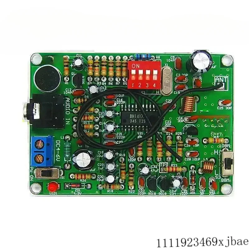 87-108MHz FM Stereo Transmitter Module Kits MP3 Repeater Radio Station DIY