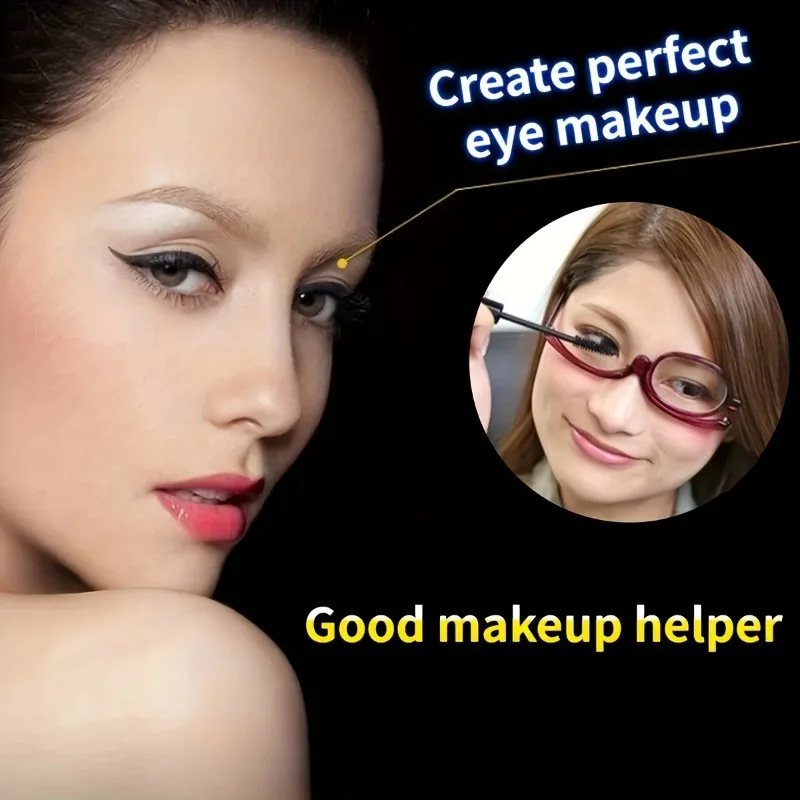 Classic Magnifying Makeup Reading Glasses Rotating Lens Cosmetic Make Up Presbyopic Eye Glasses Readers Eyewear+1.0 To +4.0