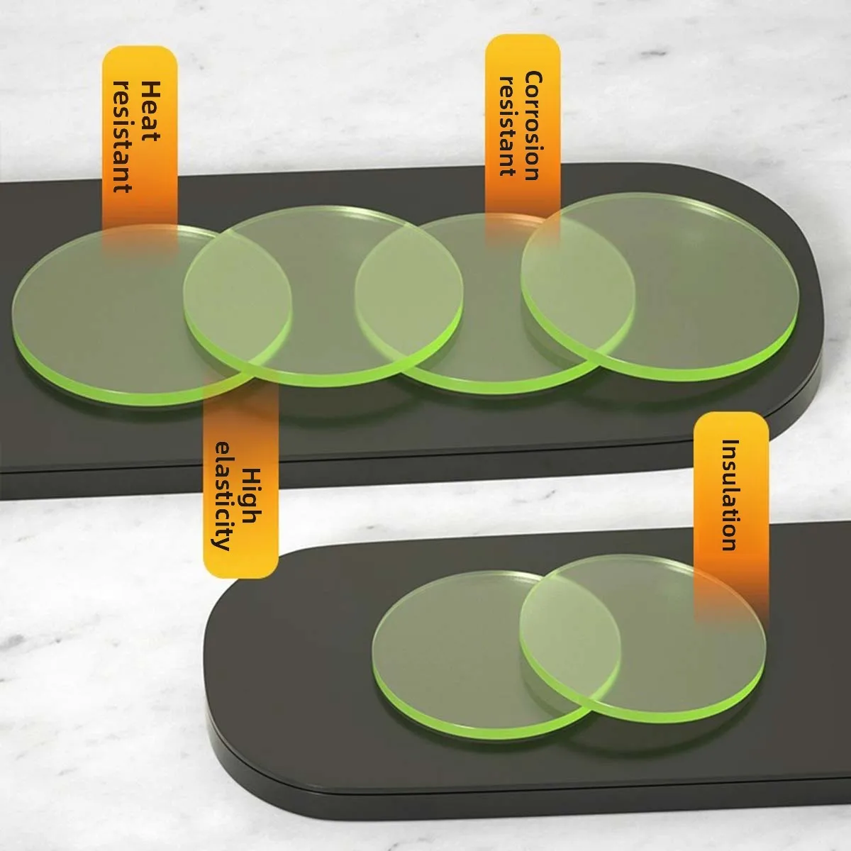 

With Strong Adhesive And Oil Resistant Pu Pad Polyurethane Solid Wear-Resistant And Pressure Resistant Circular Gasket