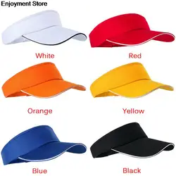 Adjustable Tennis Caps Men Women Sport Headband Classic Sun Sports Visor Hat Running Caps Tennis Beach Hat Outdoor Sports Hat