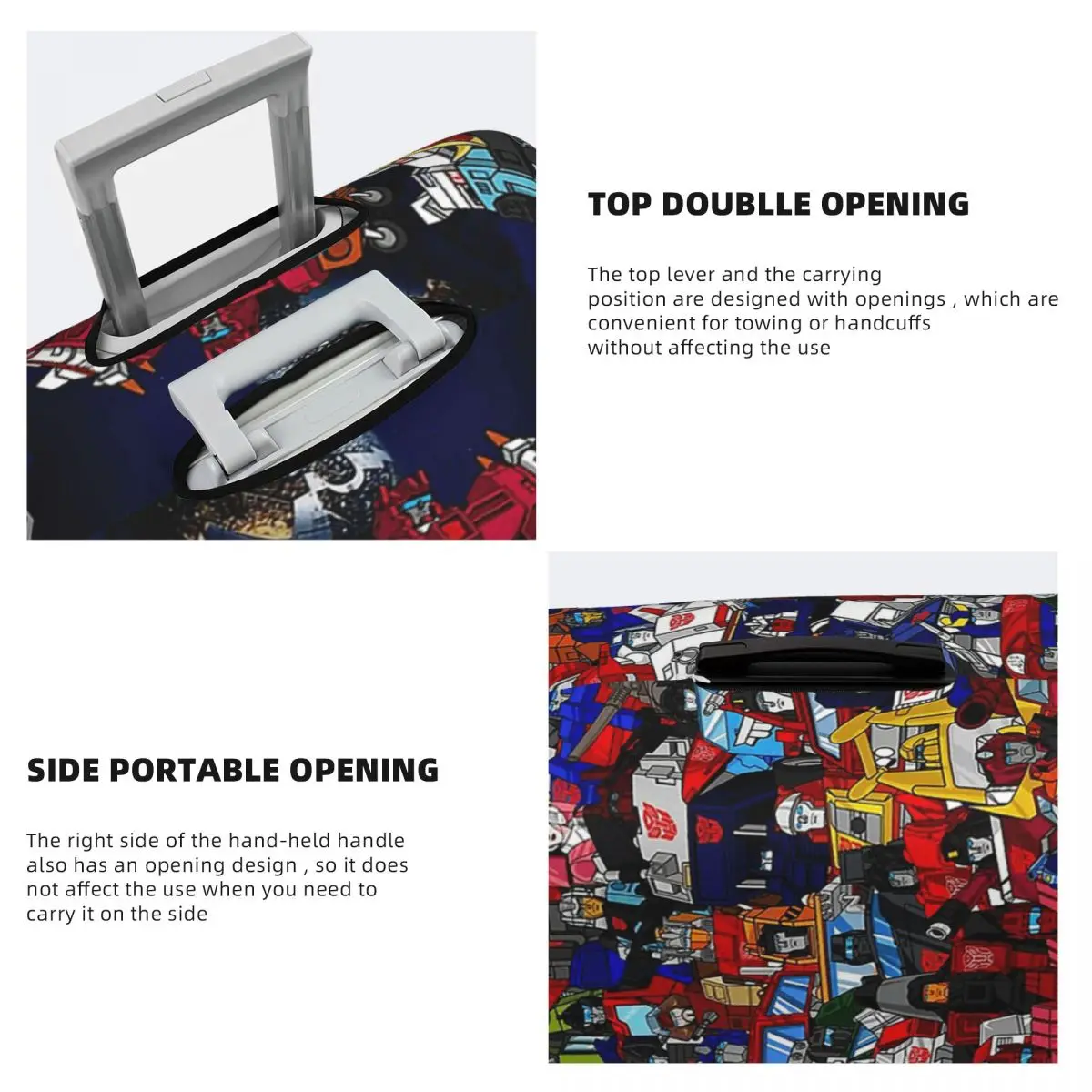 G1 المحولات الأوتوبوت غطاء حقيبة حماية مرونة رحلة الأمتعة حامي يغطي لمدة 18-32 بوصة