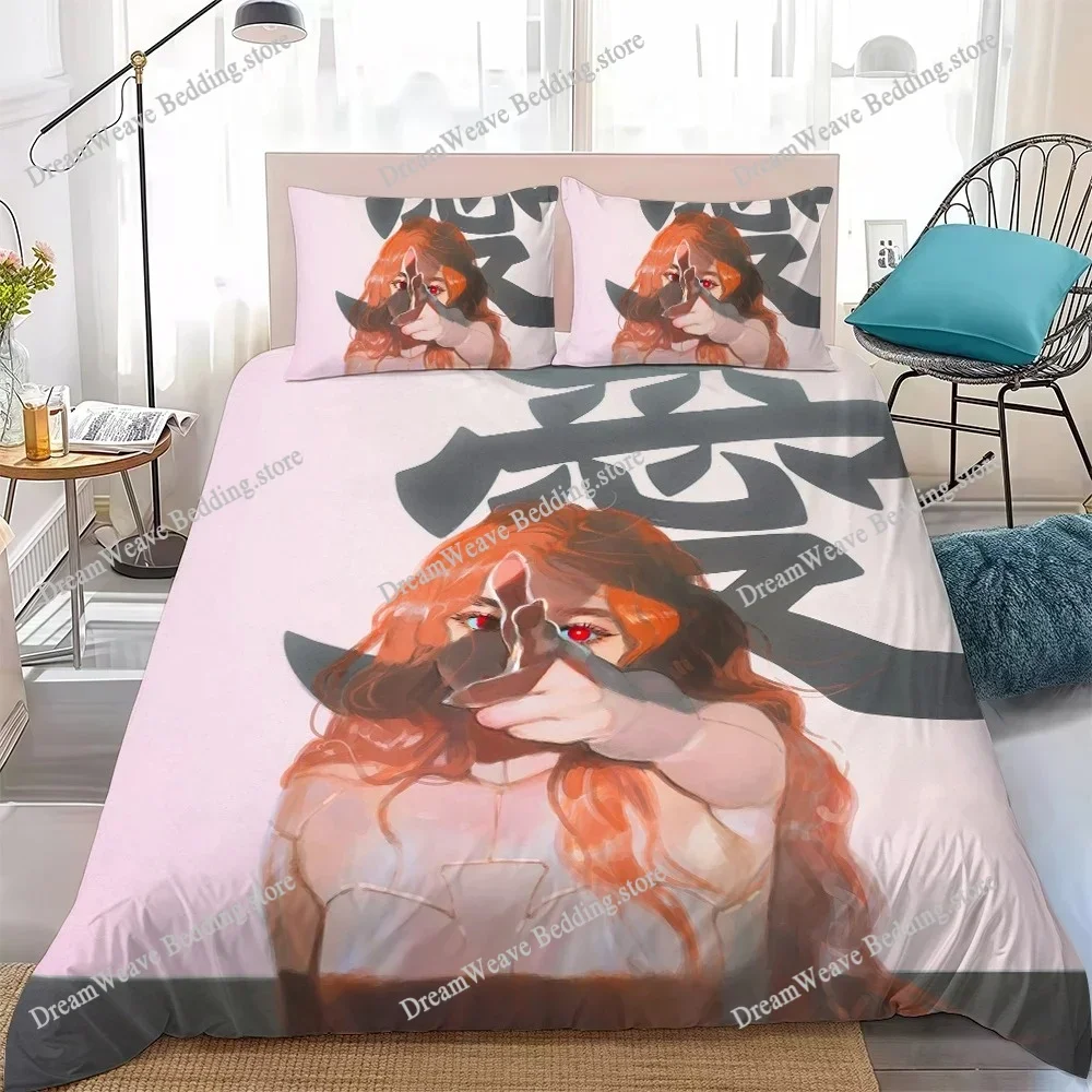 L-Little Thunder Duvet Cover Set Home Style Bedding Soft Laundry Cotton Bed Student Dormitory Gift519