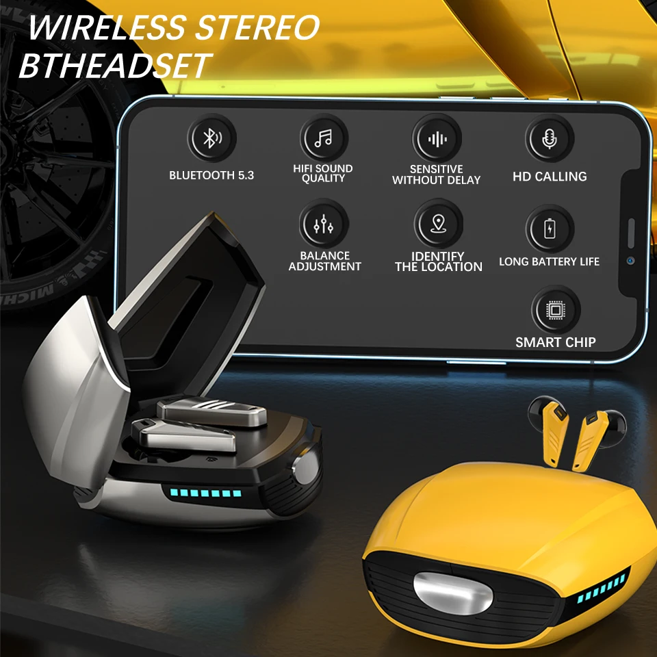 

Новые беспроводные стерео HIFI наушники 2026 года: комфортные, с четким звуком при звонках, Bluetooth-гарнитура YX07, шумоподавление, IPX6