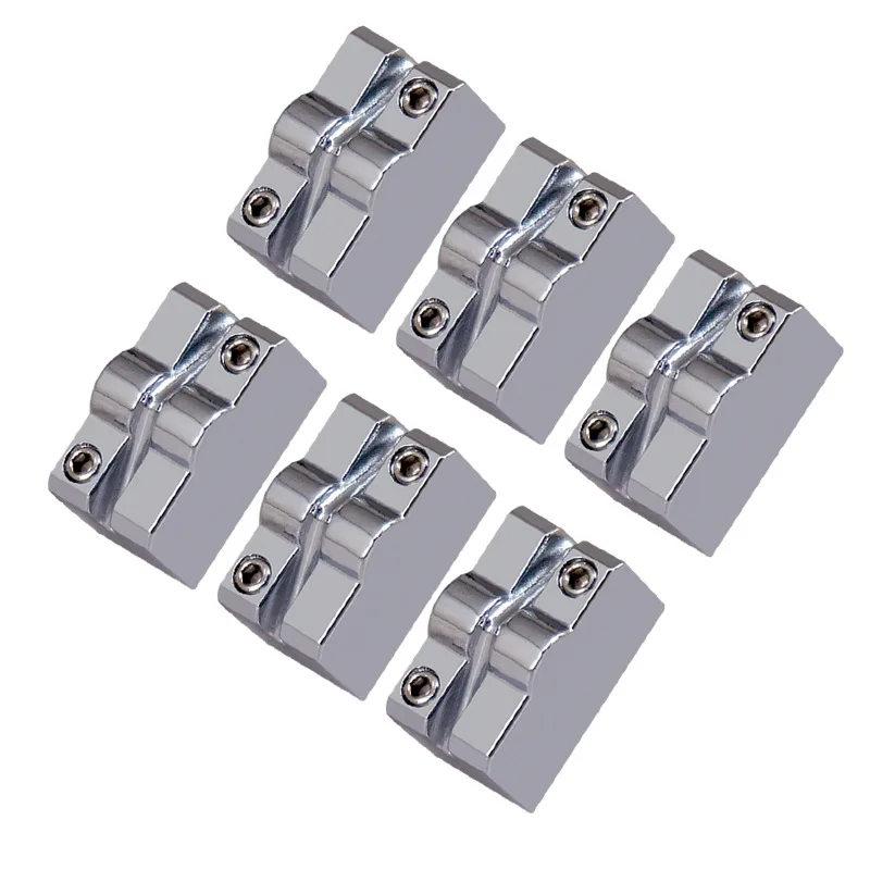 Headless Electric Guitar Tremolo System Bridge Saddles, String Retainer Blocks for Headless Guitar Bridge, Tremolo Parts