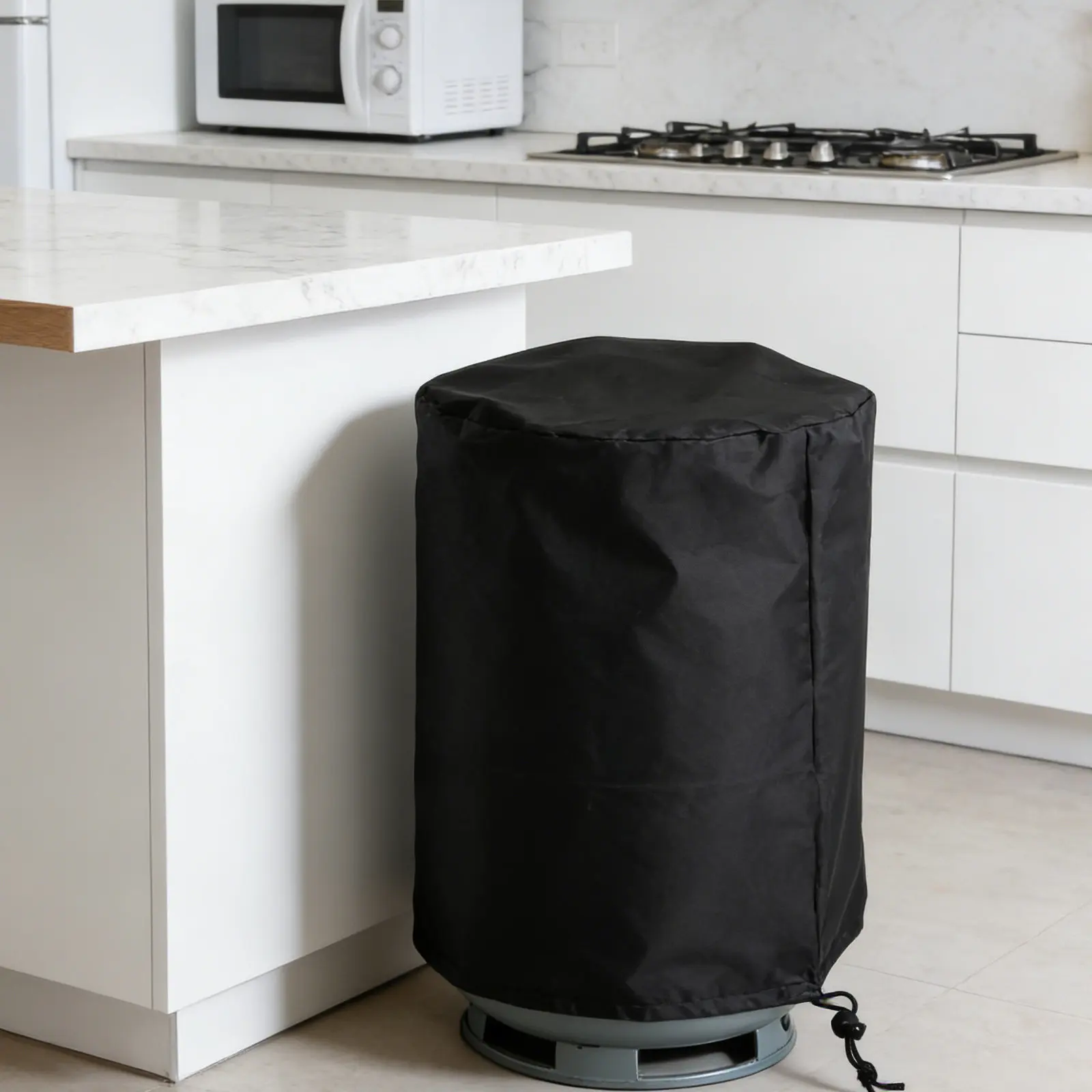 22 Lb Small Gas Cylinder Protective Cover Waterproof Heavy Duty Oxford Fabric Dustproof Outdoor Camping Gas Tank Storage Bag
