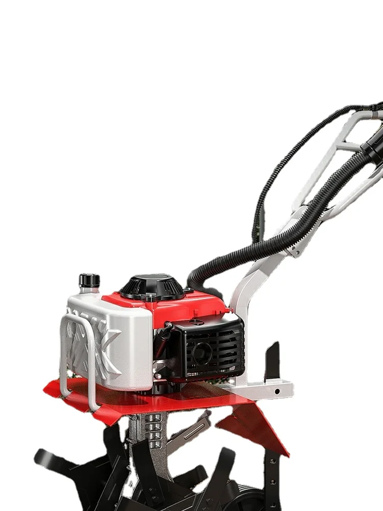 

Yy Small Household Soil Preparation Machine Loose Soil Agricultural Gasoline Micro-Tiller Weeding