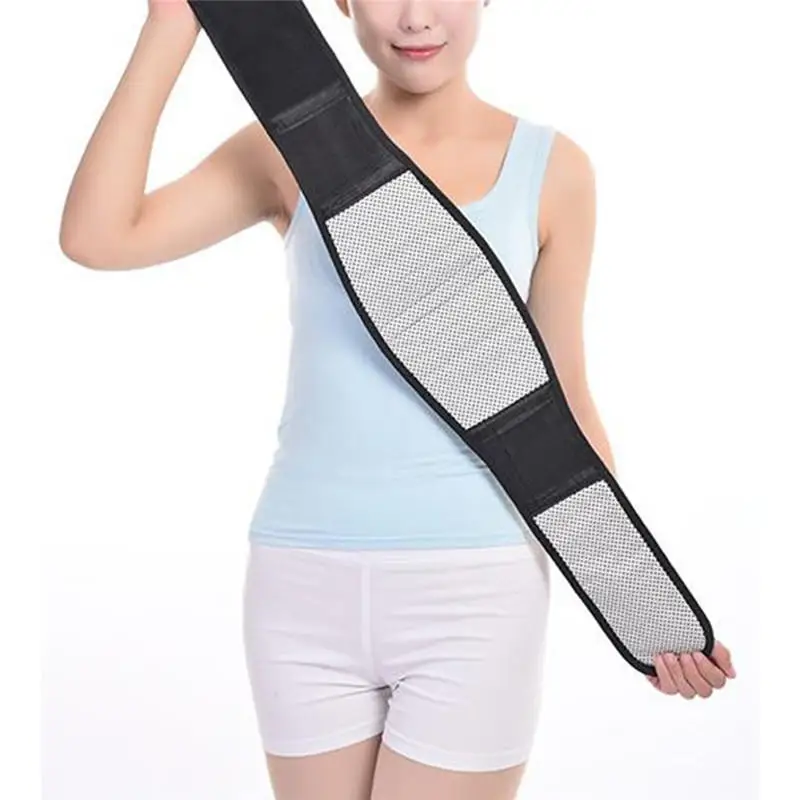 Sports Protective Gear Waist Support Belt Adjustable Magnet Self-Heating Magnetic Therapy Back Waist Support Belt For Women