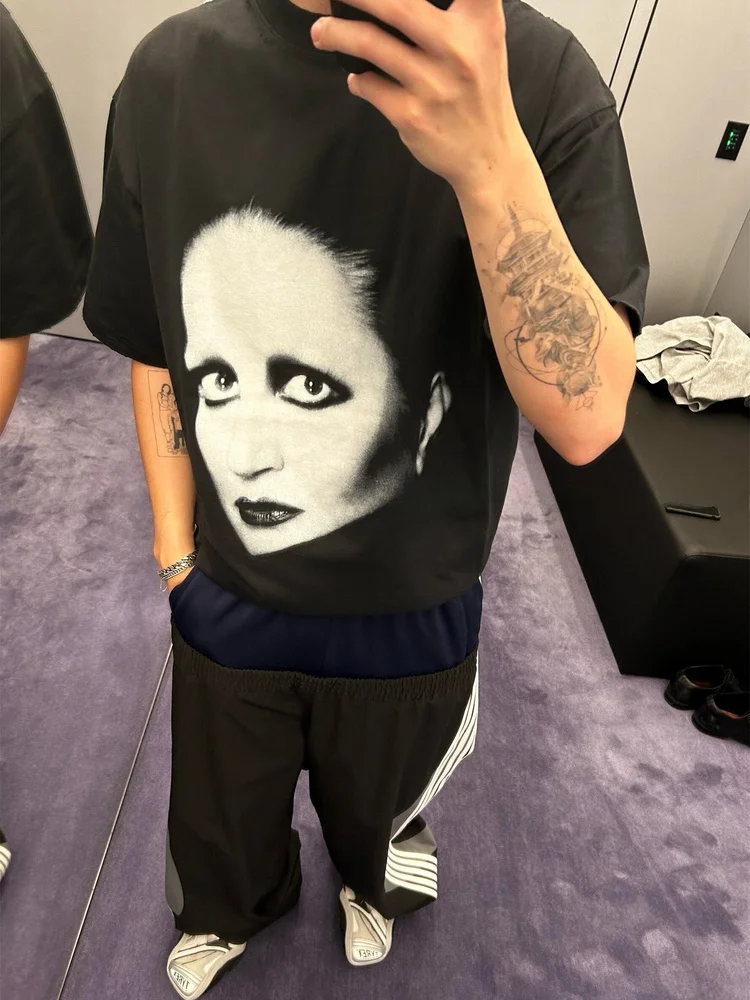 

Mina Collaborative Van a Illusion Music Limited Edition ex ort Sve T-irt Couple Sle Breathable Cotton Ciwalk