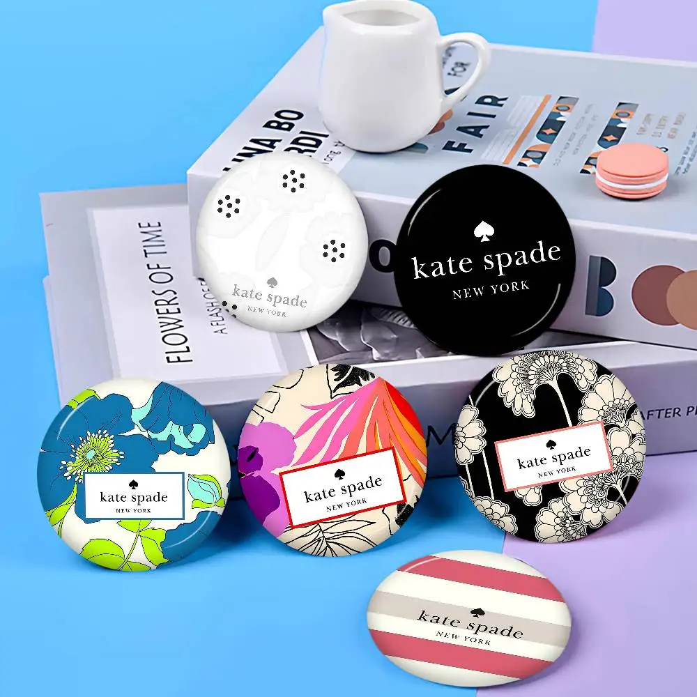 Fashion Brand K-Kate S-Spade 32/44/58MM Customizable Button Pins Cute Funny Creative Badge Jewelry Decor Gifts For Friends