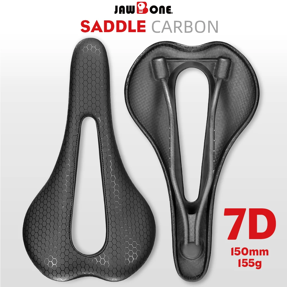 JAWBONE 7D Full Carbon Bicycle Saddle Ultralight Racing Bike Seating Cushion Rail 7*9 MTB Road Gravel Racing Seat Cycling Parts