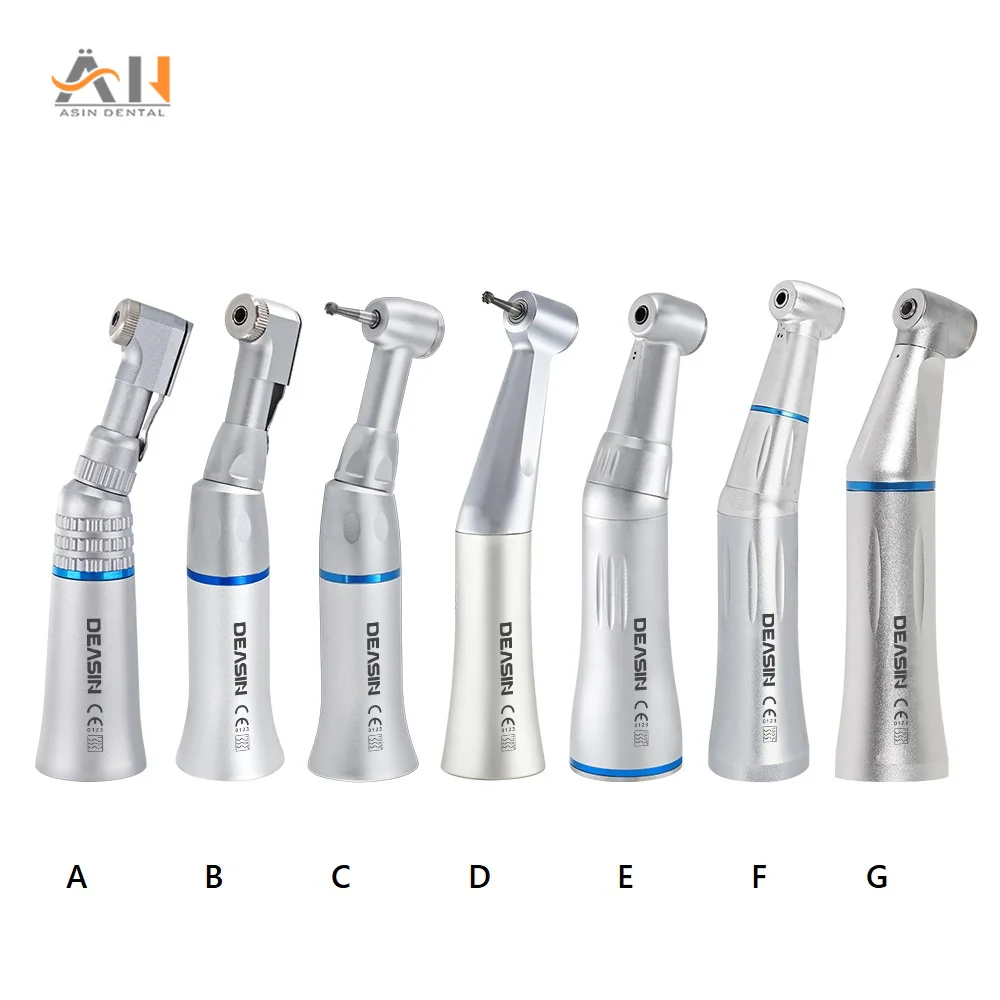 

Dental Low Speed Handpiece Air Turbine Handpiece 1:1 Contra Angle handpiece for E Type Motor dentist Micromotor polish tools