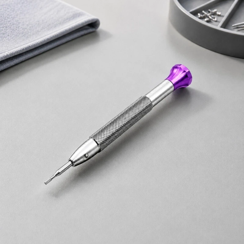 Manual Watch Screwdriver Tools and Replacement Tips in Alloy Steel for Fastener Service, Repair, and Disassembly