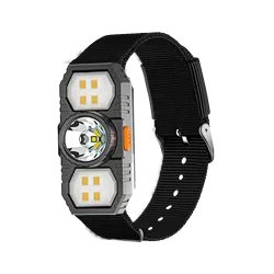 LED Portable Light Wristlight Strap Night Cycling Running Fishing Lamp Wrist Band Bracelet Wristlamp Built-in battery Flashlamp