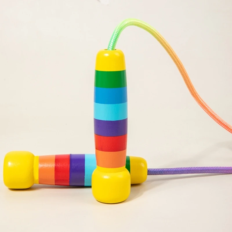 Verstellbares Kinder-Springseil 2,5m/5m mit Griff, langes Seil für Kinder-Fitness und Trainingsgeräte – Detail 8