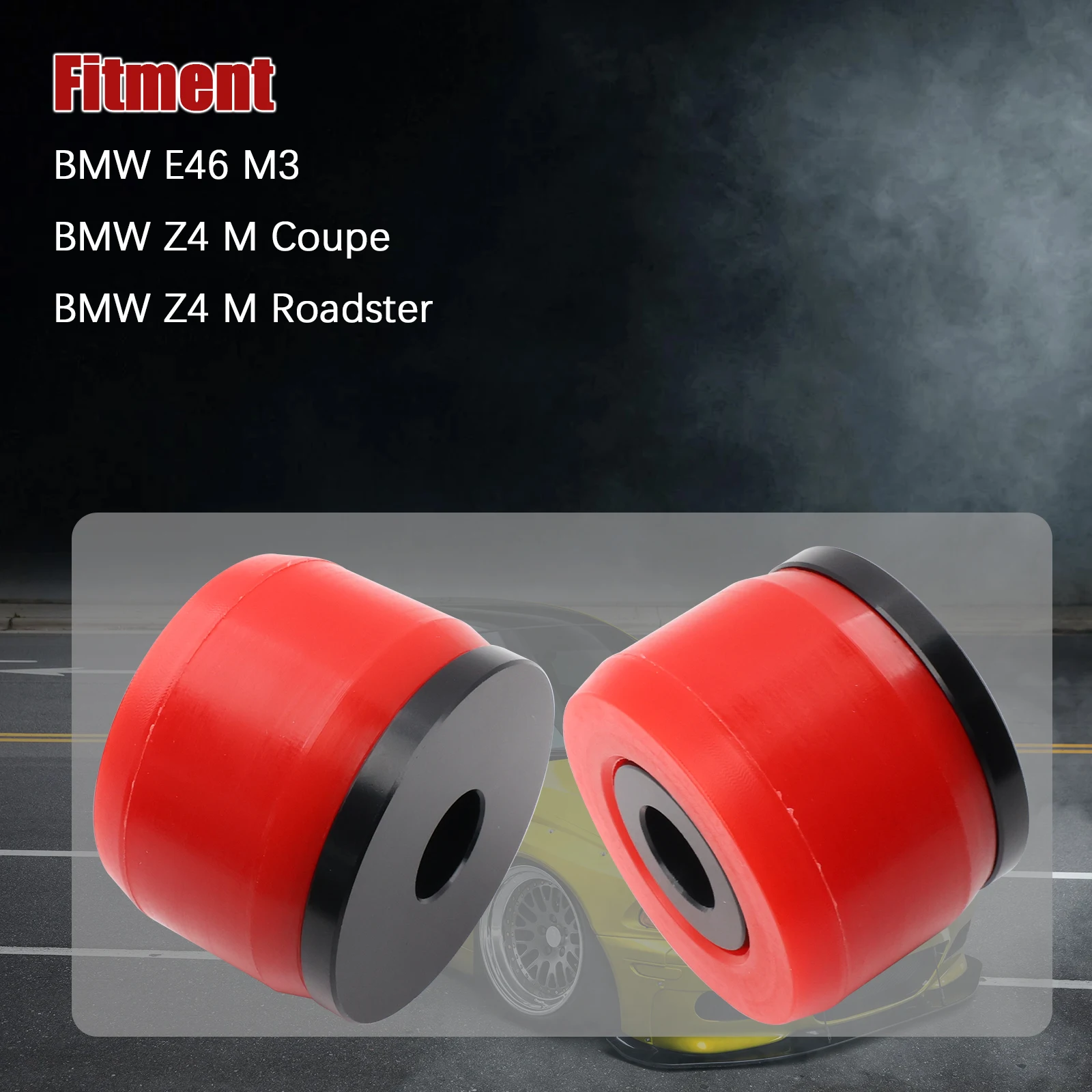 Performance Polyurethane Front Position Differential Mount Bushing Upgrade for BMW E46 Z4 M3 S54 3.2L