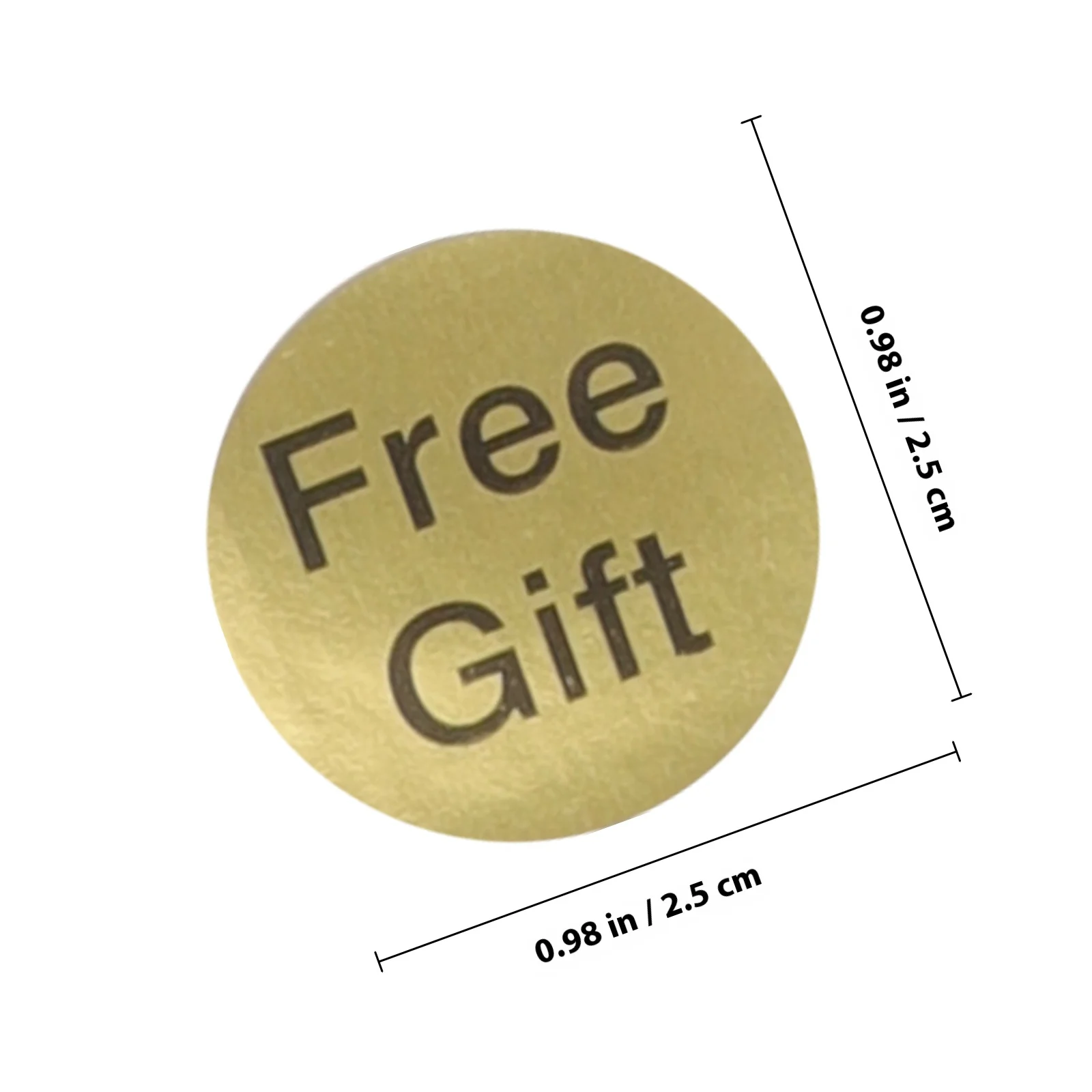 500Pcs Sticky Free Gift Label Stickers Exquisite Craftsmanship Safe Material Decor Free Gift Stickers Adhesive Label