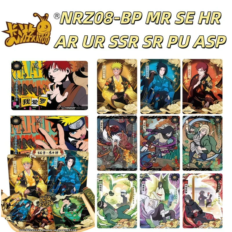 

Genuine KAYOU Naruto Card Tier 10 Wave 8 Chapter of War Heritage Collection Cards Rare ASP Card Anime Trading Card Toy Gifts