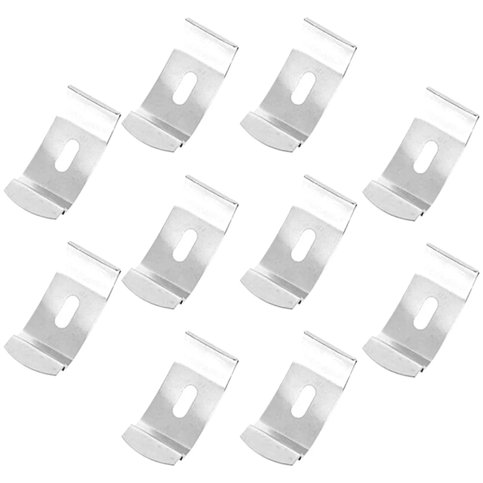 10 قطعة قسط المعادن كوة قوس إكسسوارات الستائر سهلة التركيب المنزل مكتب استخدام الستار قوس الأقواس العمياء #5