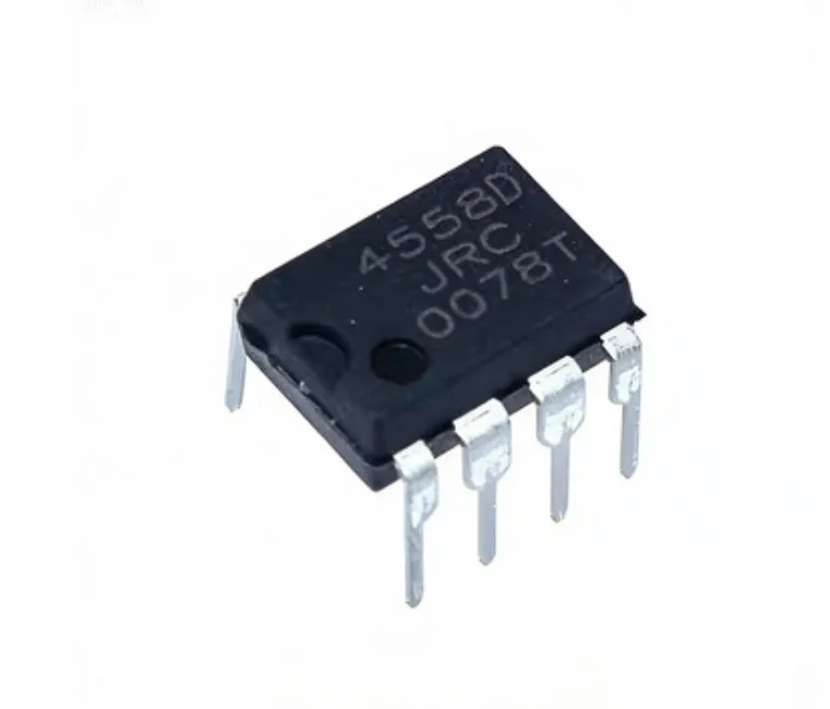 10PCS JRC4558D DIP-8 Op Amp Integrated Circuit IC IP New 4558 4558D DIP 8-Pin for Electronics Projects