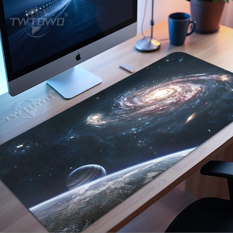 Mouse Pad Space Starry Sky Gamer printon demand Custom HD New Mousepad XXL MousePads Soft Office Laptop Desktop Mouse Pad