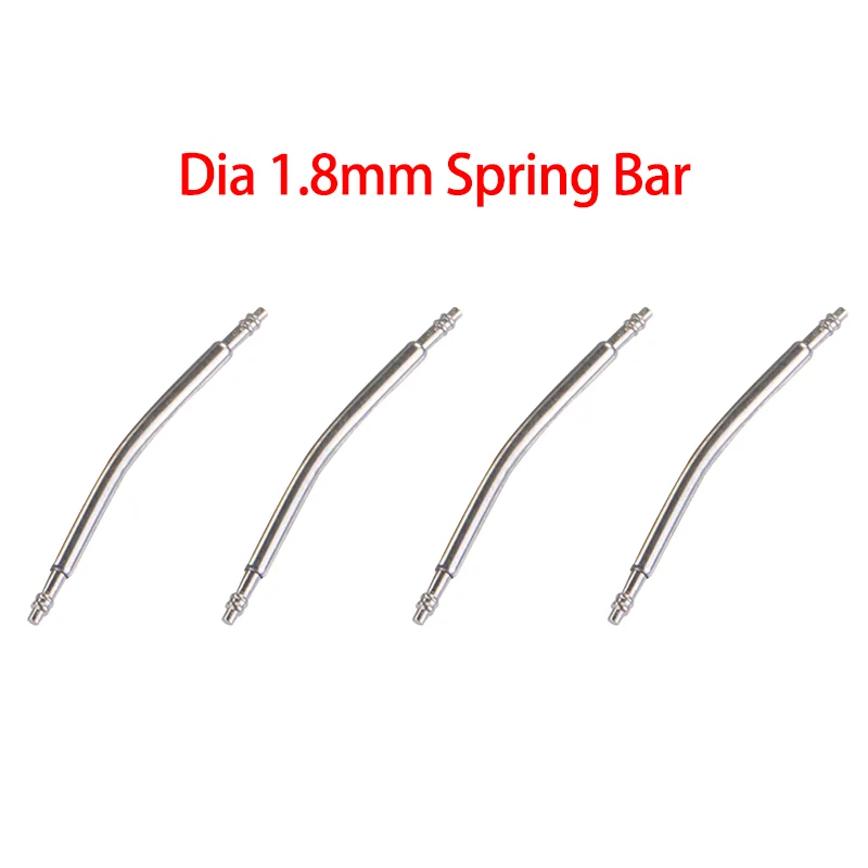 1.8mm Bent Spring Bars Curved Watch Strap Link Bars 18mm 19mm 20mm 21mm 22mm Watch Strap Spring Bars