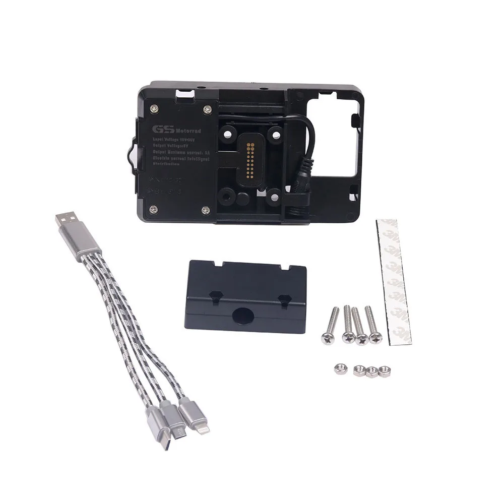 Navigatie Beugel Voor BMW R1200GS LC Adventure R1300GS S1000XR R1200RS F850GS USB Lader Mobiele Telefoon Houder Stand Beugel