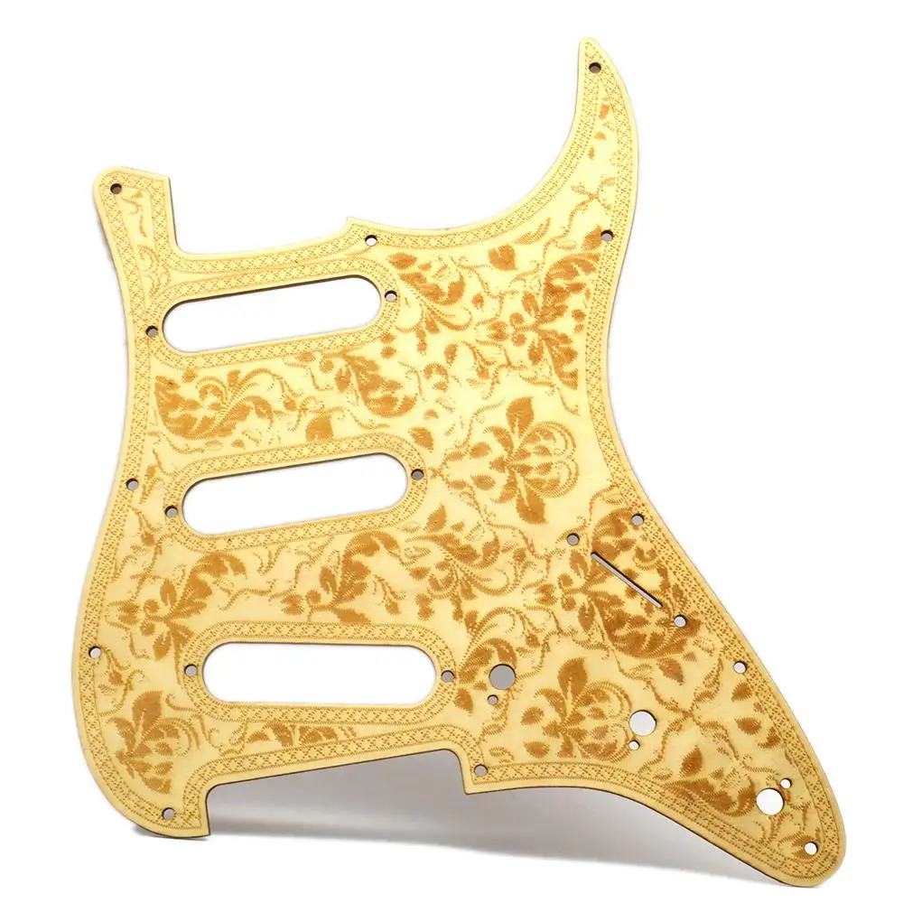 11 Holes ST Electric Guitar Pickguard SSH/HH/HSH Guitar Scratch Plate Pickguard Anti-Scratch Plate for FD Electric Guitar