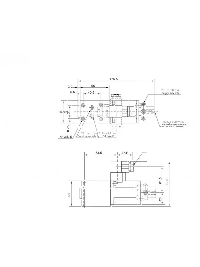 Electromag Single Double Proportional Valve Pressure Head 250kgf/cm2 L/min