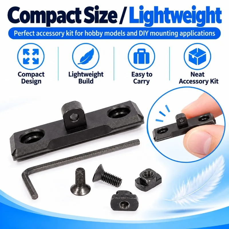 Lightweight Aluminum Installation Adapter, Outdoor Hobby Model Connection Kits