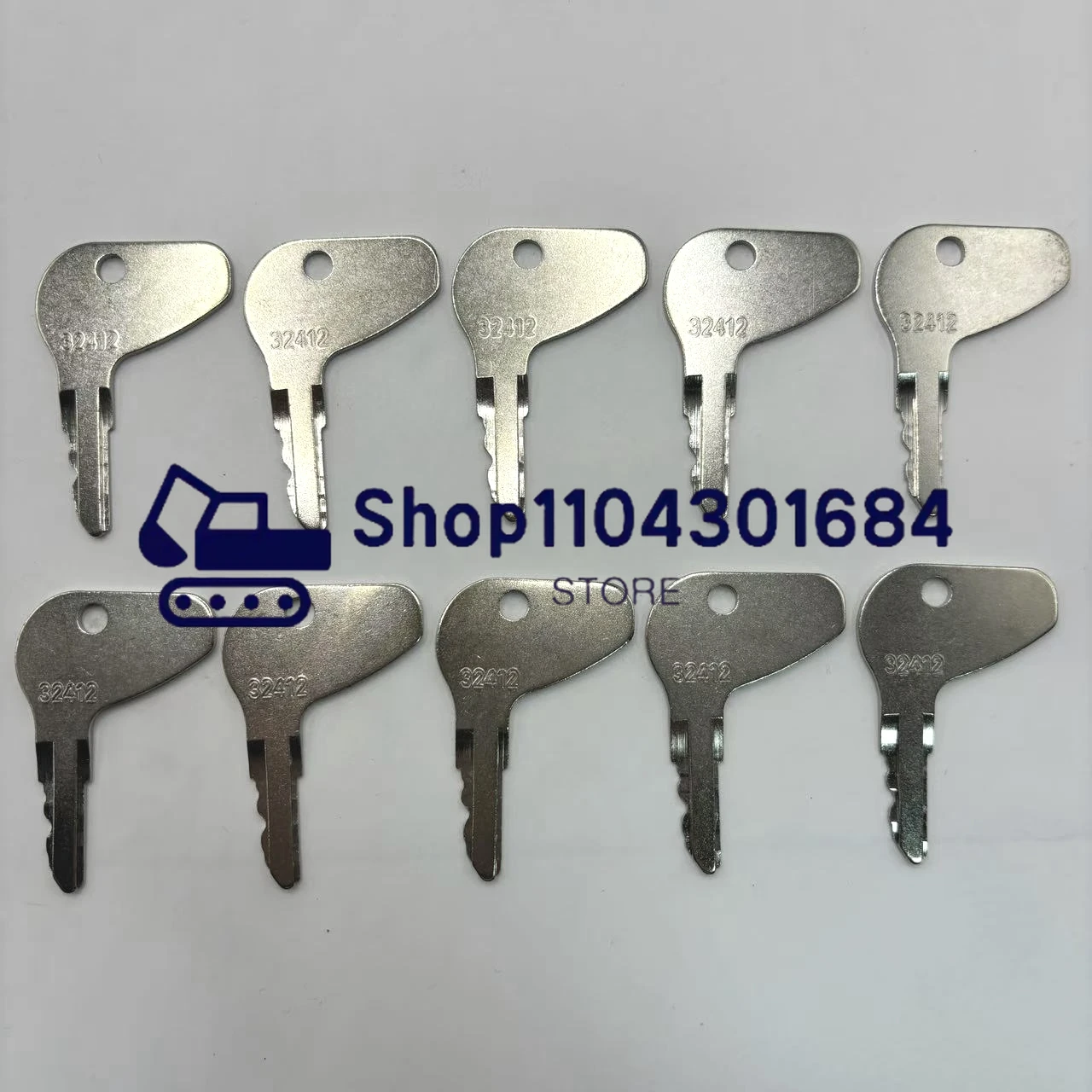 10/5/2PCS 32412 H32412 Key 35260-31852 Ignition Key Fit For Kubota L Series Tractor