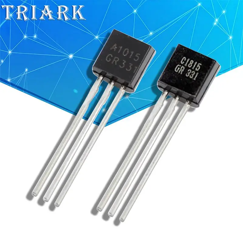 50-100 unids/lote 2SA1015 A1015 2SC1815 C1815 TO-92 50V 150mA NPN Transistor de interruptor nuevo original
