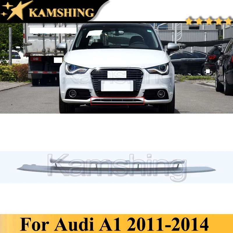 Kamshing Front Bumper Lower Guard Deflector For Audi A1 2011-2014 Front Bumper Lower Spoiler Lower Diffuser Lip 8X0807061